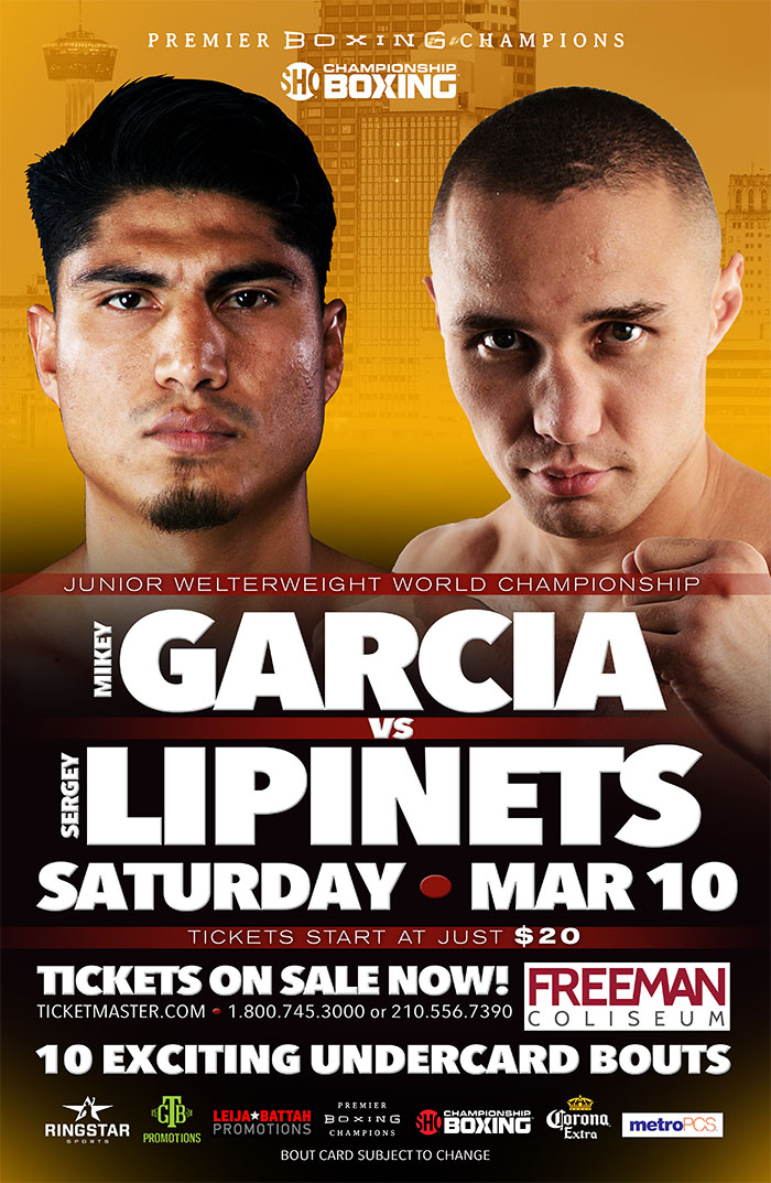 GARCIA vs LIPINETS (Boxing) – March 2018